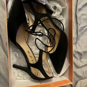 Aldo Elegant Black Strappy Heels